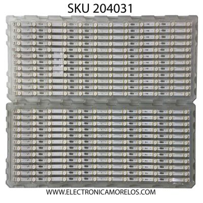 KIT DE LED'S PARA TV SAMSUNG QLED (24 PIEZAS) ((NUEVOS)) / NUMERO DE PARTE BN96-48090A / 48090A / Q70-65S-12EA / LM41-00764A / PANEL'S CY-TR065FLLV3H / CY-TR065FLLVAH / DISPLAY LSF650FF12-P01 / MODELOS QN65Q70 / QN65Q7D / MAS MODELOS EN DESCRIPCIÓN